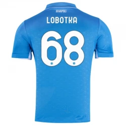 Maillot de Foot Naples Lobotka #68 2024-25 Domicile Homme