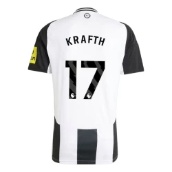 Maillot de Foot Newcastle United Krafth #17 2024-25 Domicile Homme