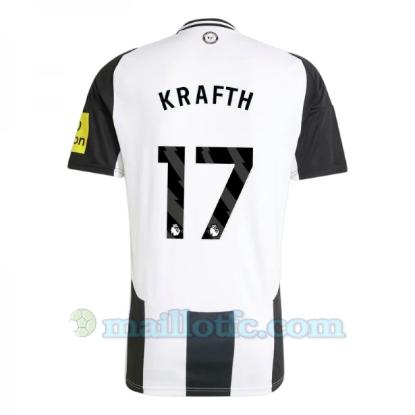 Maillot de Foot Newcastle United Krafth #17 2024-25 Domicile Homme