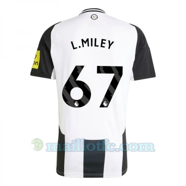 Maillot de Foot Newcastle United L. Miley #67 2024-25 Domicile Homme