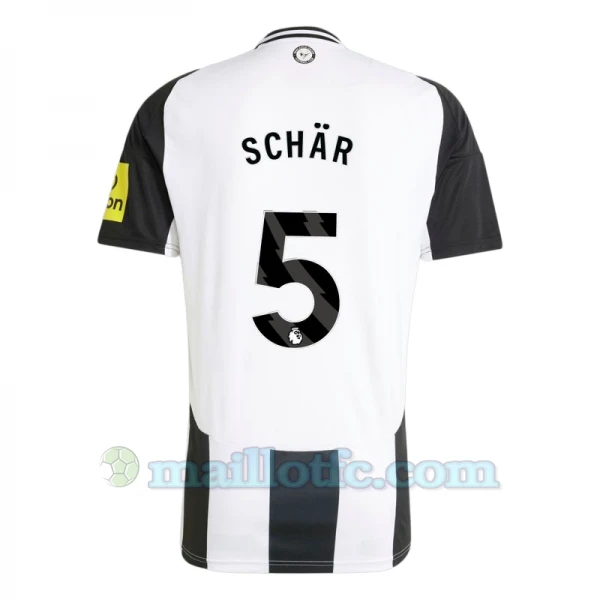 Maillot de Foot Newcastle United Schar #5 2024-25 Domicile Homme