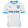 Maillot de Foot Olympique de Marseille Pierre-Emerick Aubameyang #10 2024-25 Domicile Homme