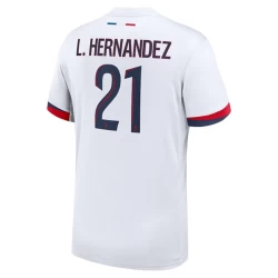 Maillot de Foot Paris Saint-Germain PSG 2024-25 L.Hernandez #21 Extérieur Homme