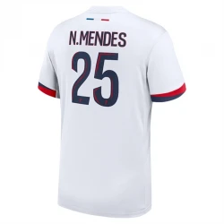 Maillot de Foot Paris Saint-Germain PSG 2024-25 N.Mendes #25 Extérieur Homme