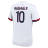 Maillot de Foot Paris Saint-Germain PSG 2024-25 O.Dembele #10 Extérieur Homme