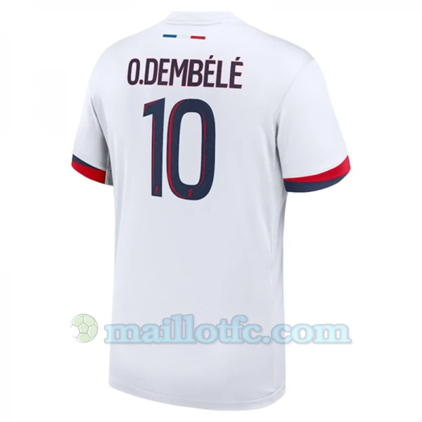 Maillot de Foot Paris Saint-Germain PSG 2024-25 O.Dembele #10 Extérieur Homme