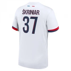 Maillot de Foot Paris Saint-Germain PSG 2024-25 Skriniar #37 Extérieur Homme