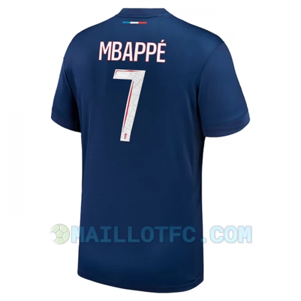 Maillot de Foot Paris Saint-Germain PSG Kylian Mbappé #7 2024-25 Domicile Homme