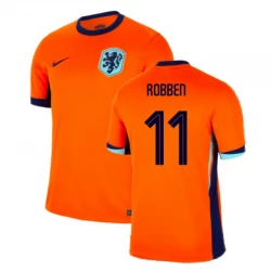 Maillot de Foot Pays-Bas Arjen Robben #11 Euro 2024 Domicile Homme