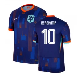 Maillot de Foot Pays-Bas Bergkamp #10 Euro 2024 Extérieur Homme