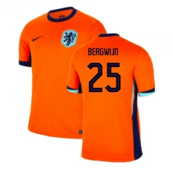 Maillot de Foot Pays-Bas Bergwijn #25 Euro 2024 Domicile Homme