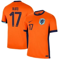 Maillot de Foot Pays-Bas Blind #17 Euro 2024 Domicile Homme