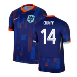 Maillot de Foot Pays-Bas Cruyff #14 Euro 2024 Extérieur Homme