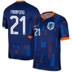 Maillot de Foot Pays-Bas Frimpong #21 Euro 2024 Extérieur Homme