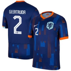 Maillot de Foot Pays-Bas Geertruida #2 Euro 2024 Extérieur Homme