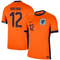 Maillot de Foot Pays-Bas Hartman #12 Euro 2024 Domicile Homme