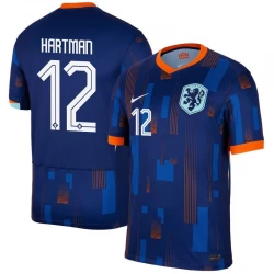 Maillot de Foot Pays-Bas Hartman #12 Euro 2024 Extérieur Homme