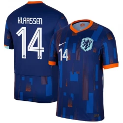 Maillot de Foot Pays-Bas Klaassen #14 Euro 2024 Extérieur Homme