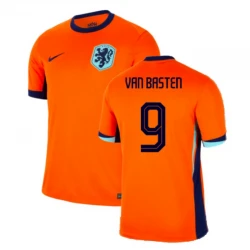 Maillot de Foot Pays-Bas Van Basten #9 Euro 2024 Domicile Homme