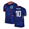 Maillot de Foot Pays-Bas Wesley Sneijder #10 Euro 2024 Extérieur Homme
