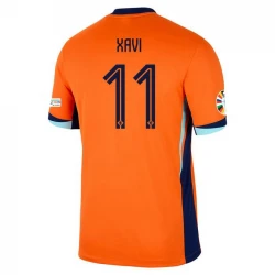 Maillot de Foot Pays-Bas Xavi #11 Euro 2024 Domicile Homme