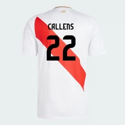 Maillot de Foot Pérou Callens #22 Copa America 2024 Domicile Homme