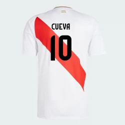 Maillot de Foot Pérou Cueva #10 Copa America 2024 Domicile Homme