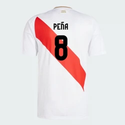 Maillot de Foot Pérou Pena #8 Copa America 2024 Domicile Homme