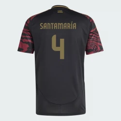 Maillot de Foot Pérou Santamaria #4 Copa America 2024 Extérieur Homme