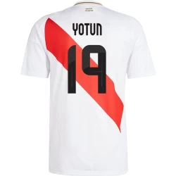 Maillot de Foot Pérou Yotun #19 Copa America 2024 Domicile Homme