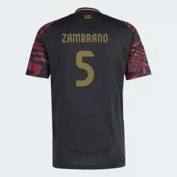 Maillot de Foot Pérou Zambrano #5 Copa America 2024 Extérieur Homme