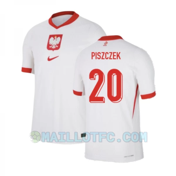 Maillot de Foot Pologne Piszczek #20 Euro 2024 Domicile Homme