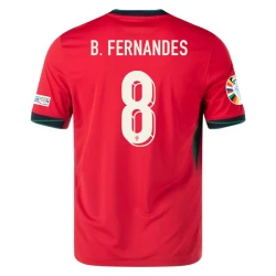 Maillot de Foot Portugal Bruno Fernandes #8 Euro 2024 Domicile Homme