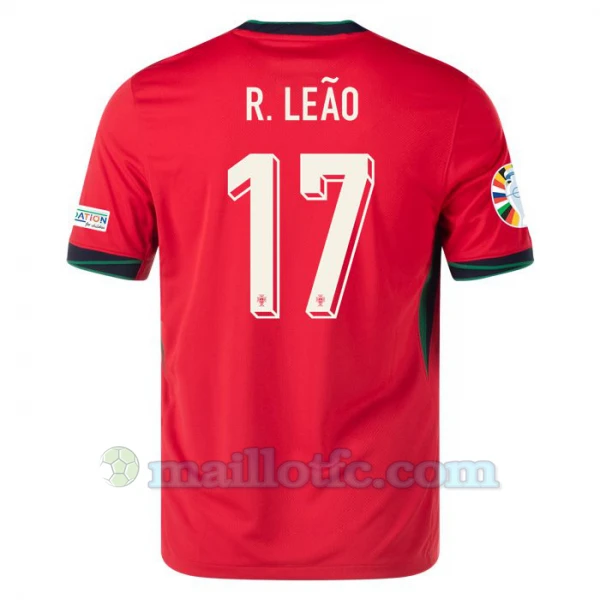 Maillot de Foot Portugal Rafael Leão #17 Euro 2024 Domicile Homme