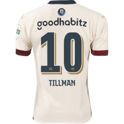 Maillot de Foot PSV Eindhoven 2023-24 Tillman #10 Extérieur Homme