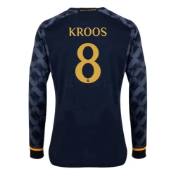 Maillot de Foot Real Madrid 2023-24 Toni Kroos #8 Extérieur Homme Manches Longues