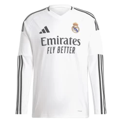 Maillot de Foot Real Madrid 2024-25 Domicile Homme Manches Longues