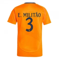 Maillot de Foot Real Madrid 2024-25 E.Militao #3 Extérieur Homme