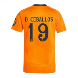 Maillot de Foot Real Madrid 2024-25 HP D. Ceballos #19 Extérieur Homme