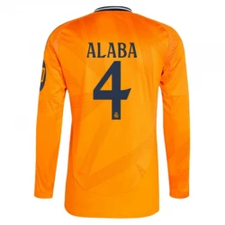 Maillot de Foot Real Madrid 2024-25 HP David Alaba #4 Extérieur Homme Manches Longues