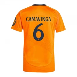 Maillot de Foot Real Madrid 2024-25 HP Eduardo Camavinga #6 Extérieur Homme