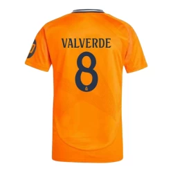 Maillot de Foot Real Madrid 2024-25 HP Federico Valverde #8 Extérieur Homme