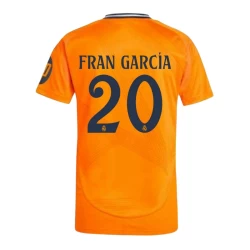Maillot de Foot Real Madrid 2024-25 HP Fran Garcia #20 Extérieur Homme