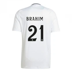 Maillot de Foot Real Madrid Brahim #21 2024-25 Domicile Homme