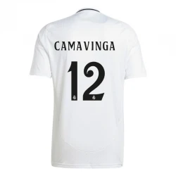 Maillot de Foot Real Madrid Camavinga #12 2024-25 Domicile Homme