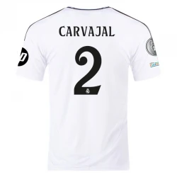 Maillot de Foot Real Madrid Carvajal #2 2024-25 HP Domicile Homme