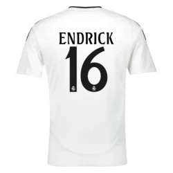 Maillot de Foot Real Madrid Endrick #16 2024-25 Domicile Homme