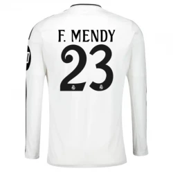 Maillot de Foot Real Madrid F.Mendy #23 2024-25 HP Domicile Homme Manches Longues