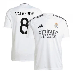 Maillot de Foot Real Madrid Federico Valverde #8 2024-25 Domicile Homme