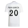 Maillot de Foot Real Madrid Fran Garcia #20 2024-25 Domicile Homme
